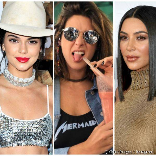 Confira as produ??es de famosas como Kendall Jenner, Fernanda Paes Leme e Kim Kardashian! (Foto: Getty Images / Instagram)